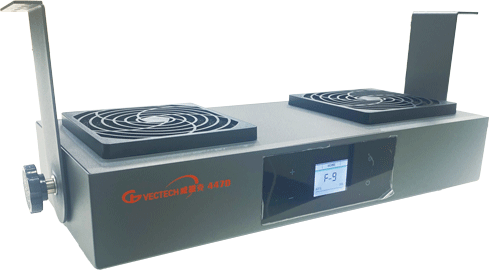 桌上懸掛兩用型智能靜電消除風扇 (2個風扇)