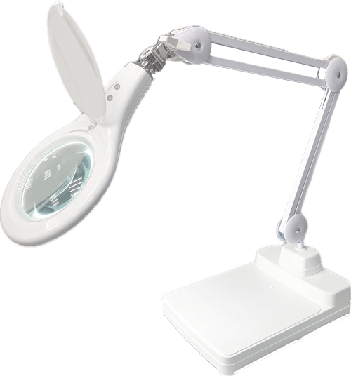 CB-114LED-A-5X.8X 桌上型LED照明放大鏡5X˙8X系列(全電壓)-承邦